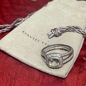 David Yurman Petite Albion Ring with Diamonds